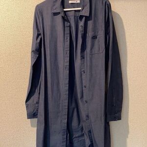 Lacoste Dark Blue Shirt Dress 36